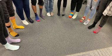 Kicking off Anti-Bullying Week with Odd Socks Day!